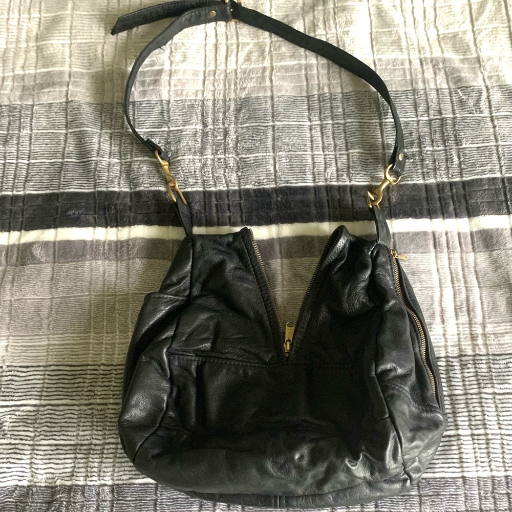 Victoria Leather Co Weird Black Purse
